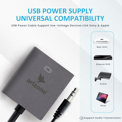 ARIZONE CONVERTER ADAPTER HDTV TO VGA+AUDIO