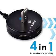 ARIZONE USB HUB XL-6032 (4 PORT HUB) 1*USB 3.0/3*USB 2.0