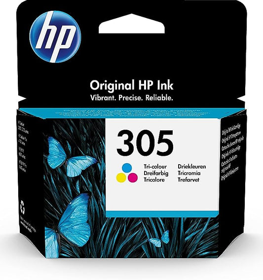 HP, 305 Tri-Color Original Ink Cartridge, 3YM60AE
