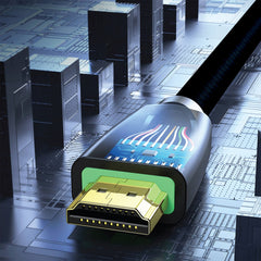 Arizone HDMI 4K 19+1 1.5M BOX BLK Cable 4K 1.5M High Speed 18Gbps 4K@60Hz Ultra HDR 3D 4K HDMI to HDMI Video Braided Cord Compatible with MacBook Pro Play station PS5/4 Switch TV Xbox Projector Laptop PC