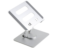Arizone® Laptop Stand, Portable Adjustable Aluminium Laptop Riser Holder for Desk