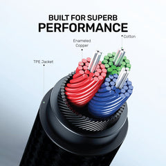 ARIZONE CABLE AUDIO 1*1 1.5M BLK Gold Plated Design Audio Adapter Audio Lead, Car Auxiliary Audio cable Cord Stereo Jack Cable ( 1.5 Meter)