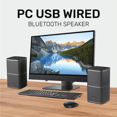 Arizone® Portable Laptop/Desktop USB 2.0 Powered Multimedia Speaker with AUX Input, deep bass 3.5mm Audio Input