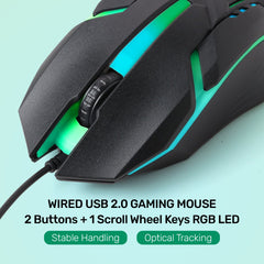 UP M301 Wired Gaming Mouse Wired Mouse Gamer Ergonomic Optical Mice For PC Laptop Games Quality Buttons USB Computer