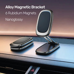 Arizone® Magnetic Car Cell Phone Holder,Foldable and 360° Rotation, 8 Strong Magnets, Suitable for All Phones