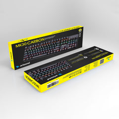 Arizone® MK30 Carbon Mechanical Backlit Game Keyboard Mechanical Keyboard Arabic / English 104 Keys