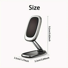 Arizone® Magnetic Car Cell Phone Holder,Foldable and 360° Rotation, 8 Strong Magnets, Suitable for All Phones