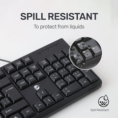 UP Wired Desktop MK-650 keyboard US+AR