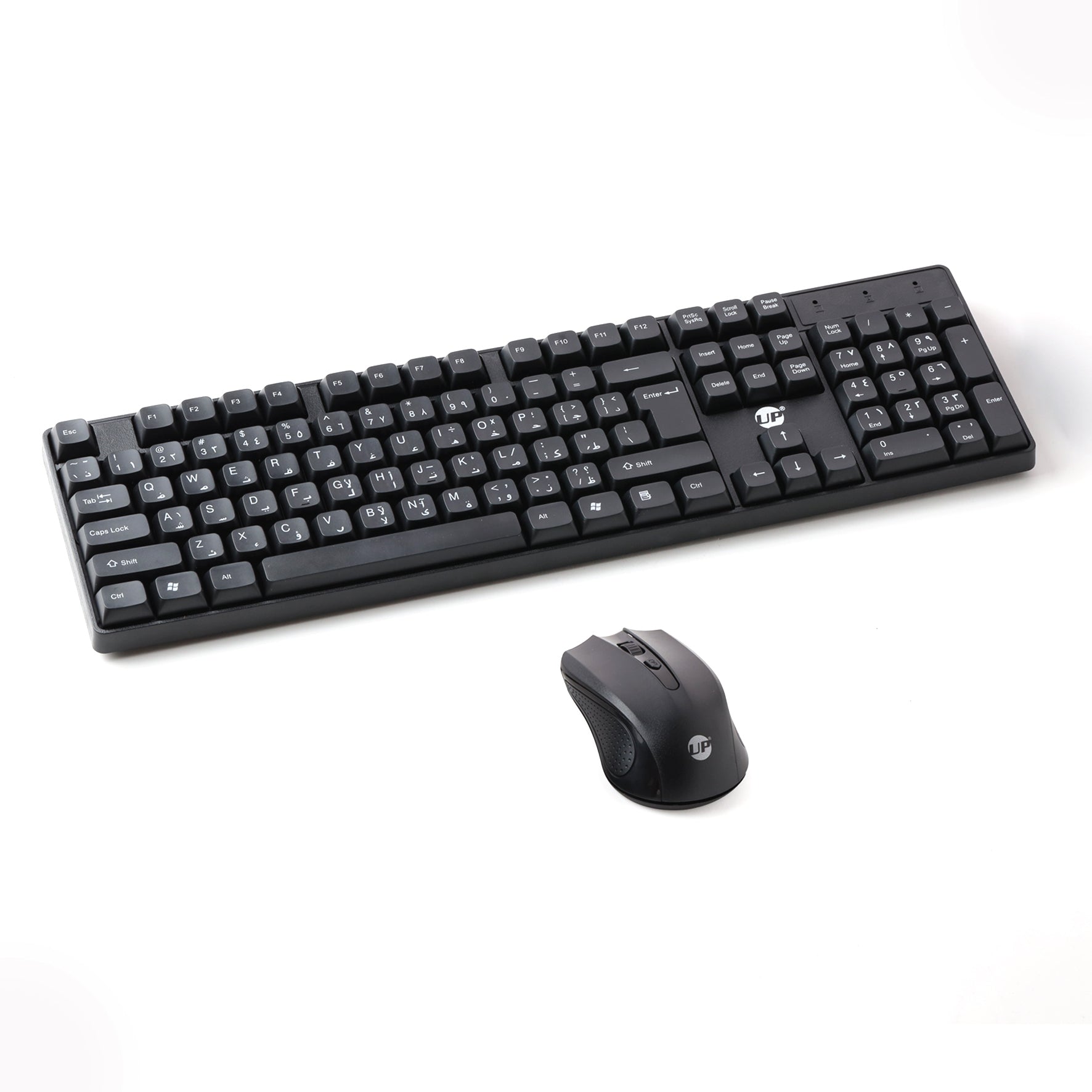 UP MK-1625 Wireless Compact Keyboard and Mouse Combo for Windows, Compatible with PC, Laptop