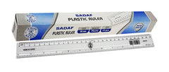 Sadaf 30cm Plastic Ruler, Transparent