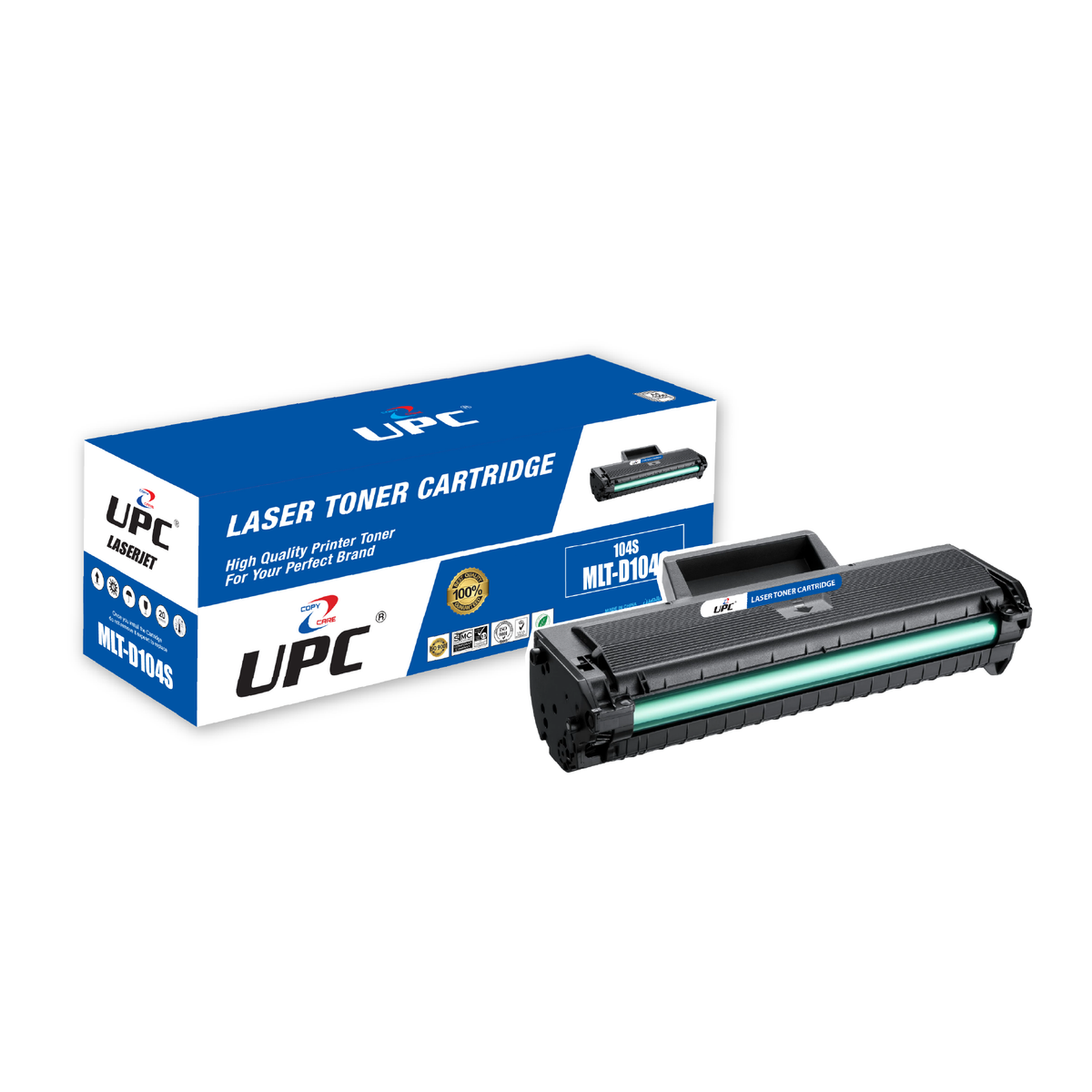 UPC Toner Cartridge Replacement for Samsung 104 104S MLT-D104S to use with ML-1660 ML-1661 ML-1667 ML-1665 ML-1675 ML-1666 ML-1865 ML-1865W SCX-3205W Printer (Black)