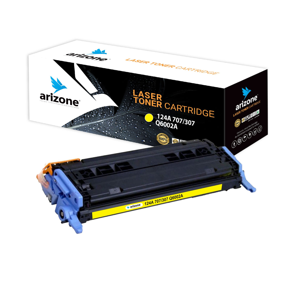 Arizone Toner Cartridge 124A 707/307 Q6000A Yellow