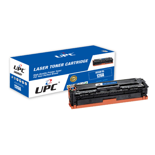 UPC Toner Cartridges CE312A 126A Yellow for HP Color Laserjet CP1021 CP1022 CP1023 CP1025 CP1025nw CP1026nw CP1027nw CP1028nw Pro CP1020 CP1021 CP1022 CP1023 CP1025