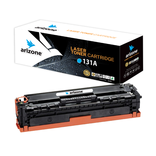 Arizone  Compatible Toner Cartridge Replacement for  HP 131A CF211A 128A 125A CE541 CE321 Work for  HPLaserJet Pro 200 color M251nw M251n M276n  M276nw Cyan