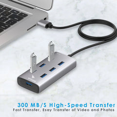 Arizone® USB HUB T-3628 (7 PORT HUB) 1*USB 3.0/6*USB 2.0