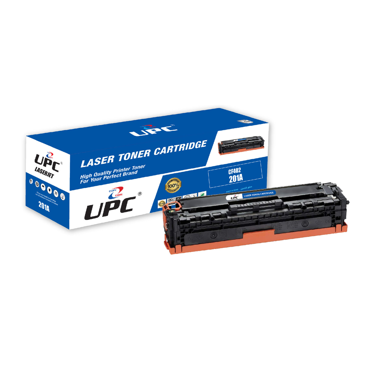 UPC Toner Cartridge Replacement for HP 201A CF402A for HP Color Laserjet Pro MFP M277dw M252dw M277n M277c6 M252n M277 Yellow.