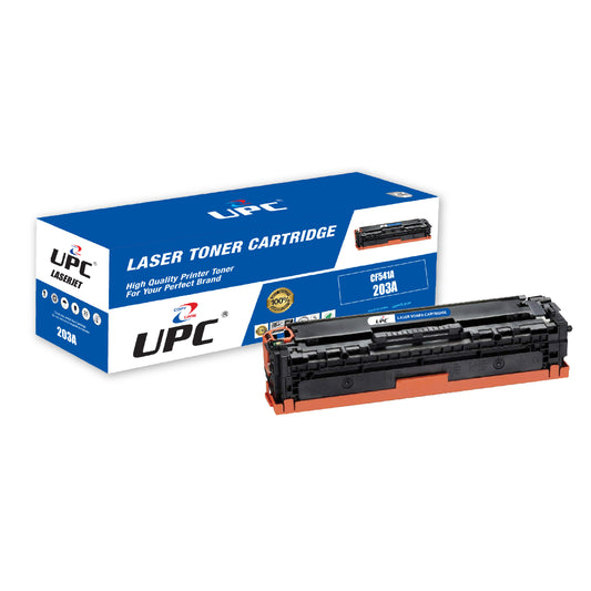 UPC Toner Cartridge Replacement for HP 203A CF541A for Color Laserjet M254dw M254nw MFP M280 M280nw M281cdw M281fdn M281fdw Printer Cyan