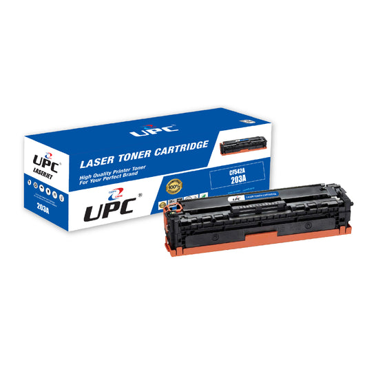 UPC Toner Cartridge Replacement for HP 203A CF542A for Color Laserjet M254dw M254nw MFP M280 M280nw M281cdw M281fdn M281fdw Printer yellow