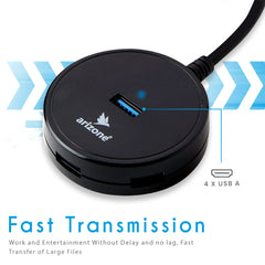 ARIZONE USB HUB XL-6032 (4 PORT HUB)  1*USB 3.0/3*USB 2.0