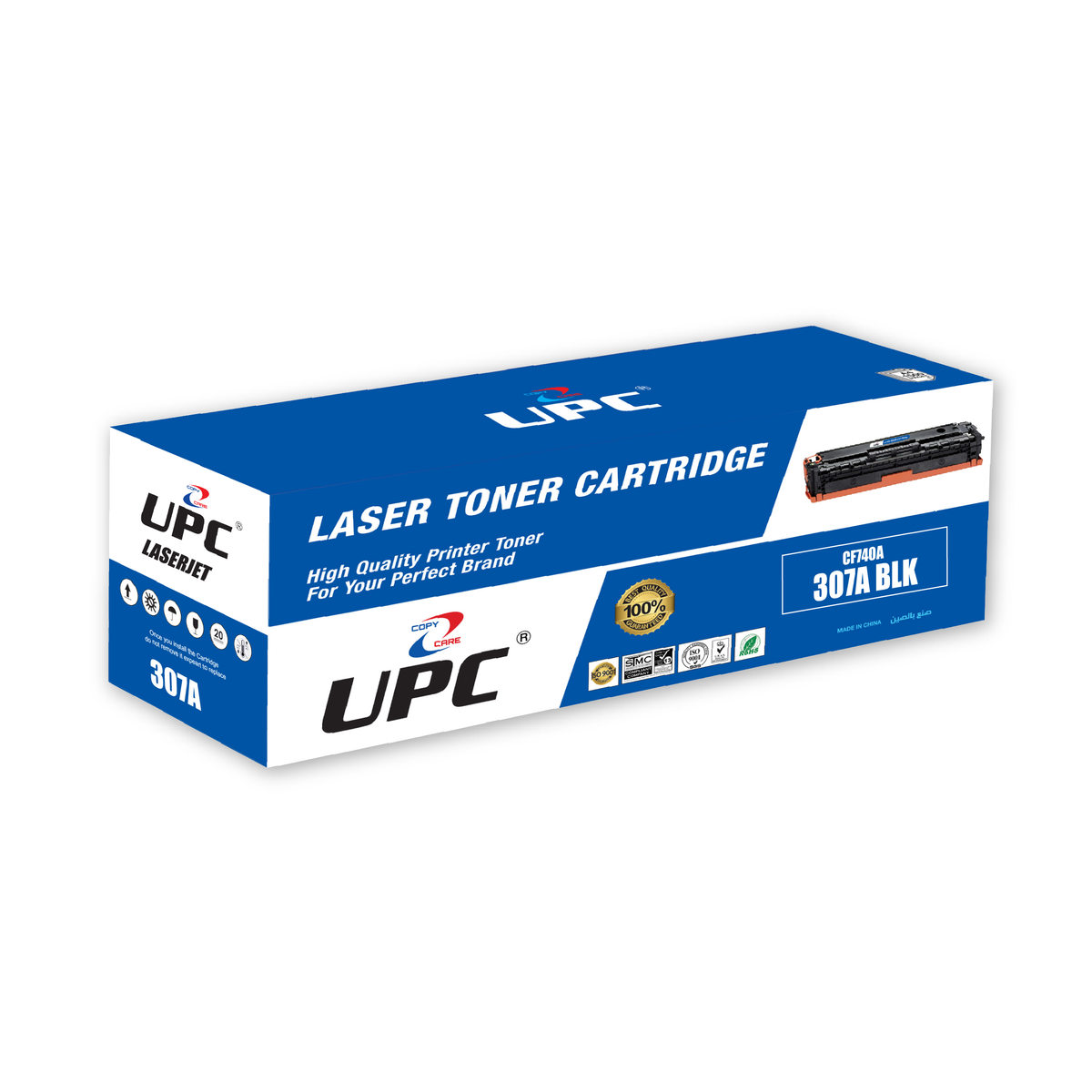 UPC 307A CE740A Black Toner Cartridges Replacement for HP Color LaserJet & HP Color LaserJet Professional CP5200 Series CP5220 Series CP522 CP5225DN CP5225N CP5225 Series CP5225XH.