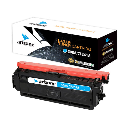 Arizone Toner Cartridge 508A CF361A for HP LaserJet M552dn M553dn M553n M553 Cyan