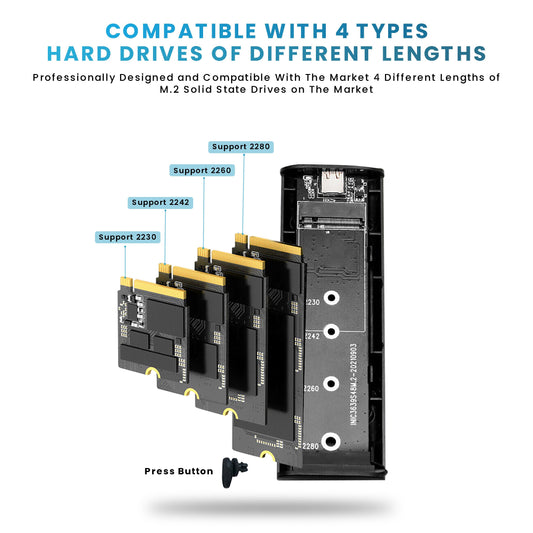 ARIZONE ENCLOSURE SSD M.2 NVME+NGFF