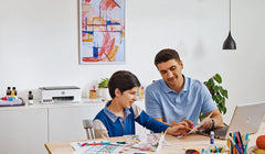 HP Smart Tank 582 Wireless All-in-One Printer, Print, Scan, Copy; Up to 18,000 black or 6,000 color pages - Green