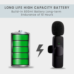 Arizone® Wireless Karaoke Microphone with Multiple Sound Effects Suitable for All Smartphones and PCs, Microphone for Singing, Party, Kids, Birthday, Family Gatherings