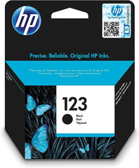 Hp 123 Black Original Ink Cartridge [F6V17Ae] | Works With Hp Deskjet 2130, 2620, 2630, 2632, 3639 Printers