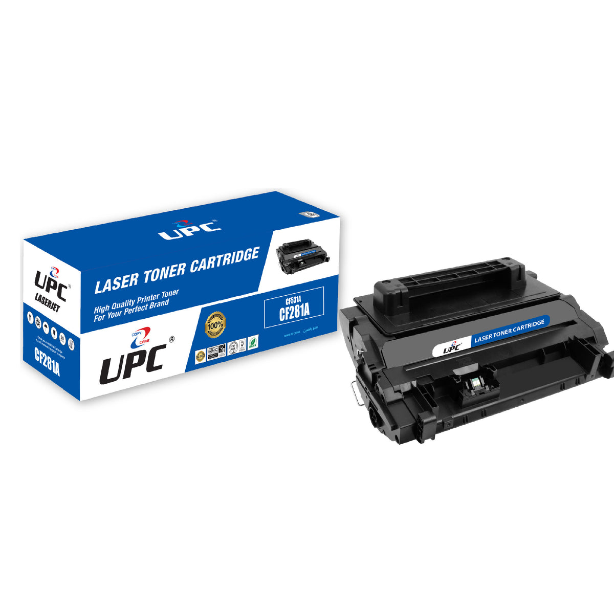 UPC toner Cartridges 81A CF281A Replacement for HP LaserJet Enterprise M605 M604 M604N M604DN M605N M605DN M605X M606 M630 M630h M630z M630dn High Yield Black
