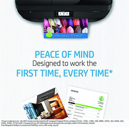 Hp 123 Black Original Ink Cartridge [F6V17Ae] | Works With Hp Deskjet 2130, 2620, 2630, 2632, 3639 Printers