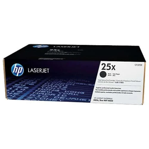 HP 25X Black High Yield Original LaserJet Toner Cartridge (CF325X)