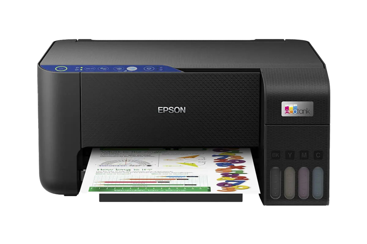 Epson Ecotank L3251 Home Ink Tank Printer A4, Colour, 3-In-1 With Wifi And Smartpanel App Connectivity, Black, Compact
