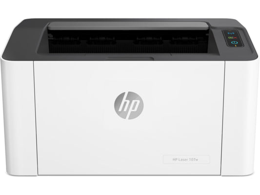 HP Laser 107w Printer - Black and white, Printer for Small Medium Business [4ZB78A]