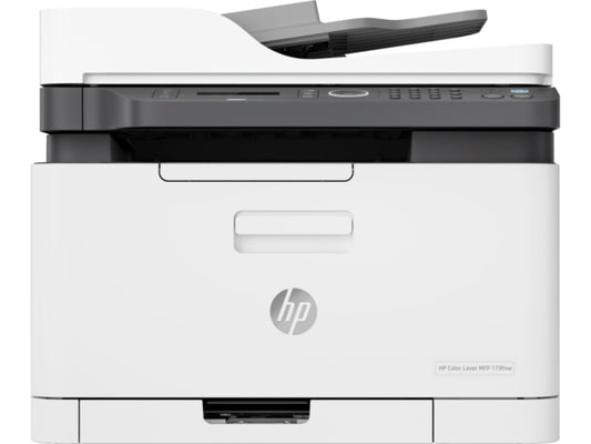 HP Laser 179fnw Wireless Multifunction Color Printer, Copier, Scanner; Duplex; Up to 18 ppm black and 4 ppm colour