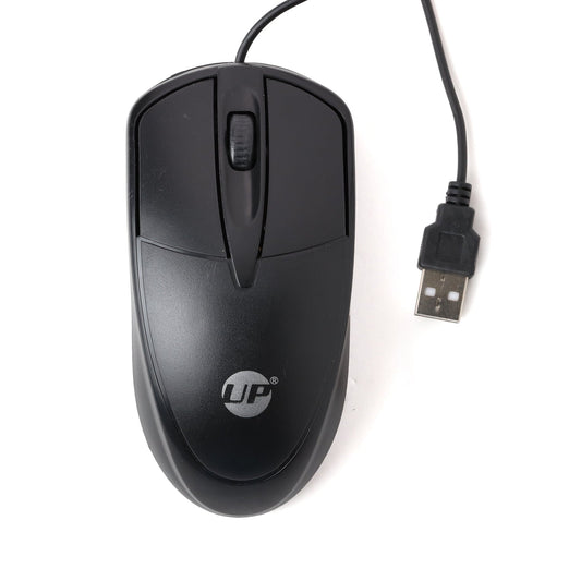 UP M305 Wired Mouse,Black  USB Wired Computer Mouse with Ergonomic Design