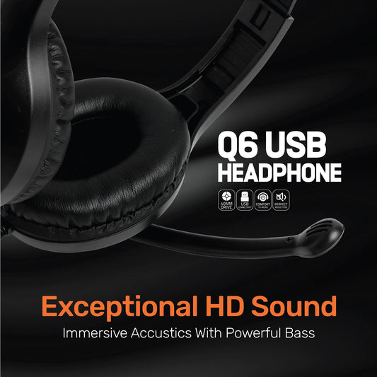 UP Gaming Headset for PS4, PS5, PC, Switch, Q6 2.4GHz USB Gaming Headphones with Microphone, Over Ear Headphones for Laptop/Tablet, Low Latency