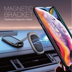 Arizone®  Magnetic Car Cell Phone Holder,Foldable and 360° Rotation, 8 Strong Magnets, Suitable for All Phones