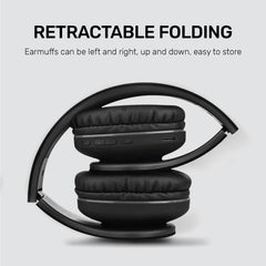 Arizone Wireless Headphone & Headset - Dual Function - Built in Reverb Technology - Black Color - Noise Cancellation - Light Weight - Multi-Device Connectivity