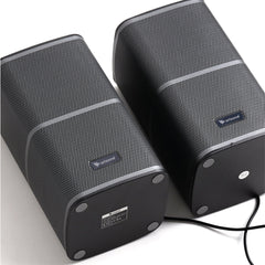 Arizone® Portable Laptop/Desktop USB 2.0 Powered Multimedia Speaker with AUX Input, deep bass 3.5mm Audio Input