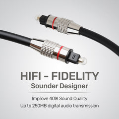 ARIZONE CABLE AUDIO OPTICAL 3M BLK