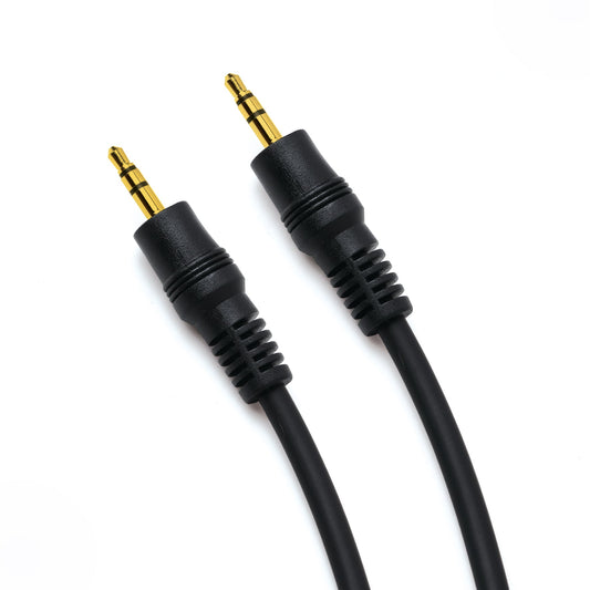 ARIZONE CABLE AUDIO 1*1 1.5M BLK Gold Plated Design Audio Adapter Audio Lead, Car Auxiliary Audio cable Cord Stereo Jack Cable ( 1.5 Meter)